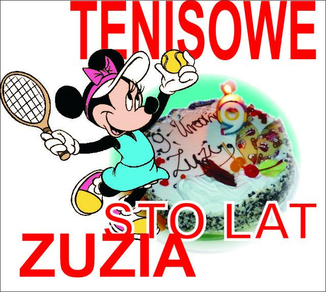 Tenisowa domówka Zuzi:)