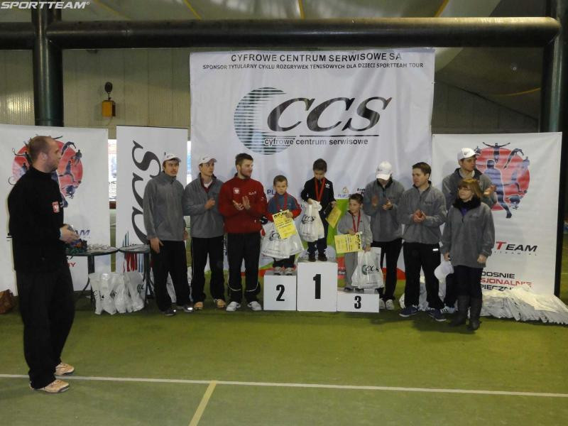 PIERWSZY OFICJALNY TURNIEJ TENIS 10 W WOJ.MAZOWIECKIM - CCS SPORTTEAM TOUR