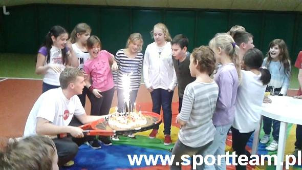 Tenisowo-sportowe przyjęcie Majki!:) SPORTTEAM - DOŁĄCZ DO NAS!